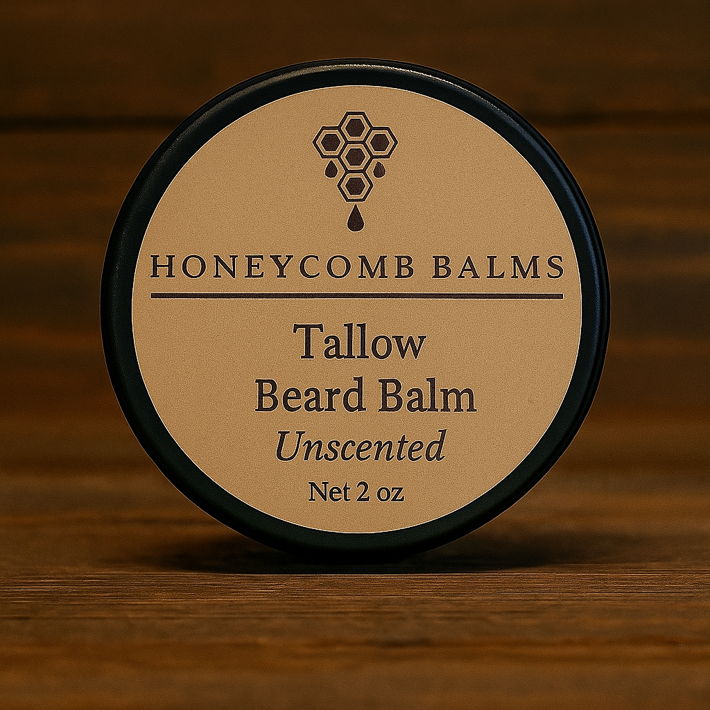 Unscented Tallow Beard Balm