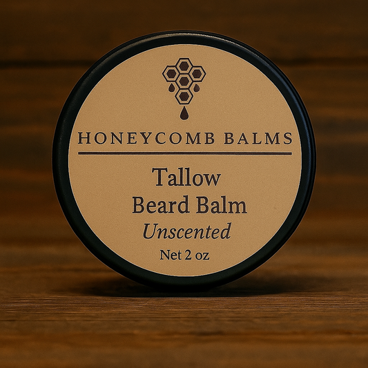 Unscented Tallow Beard Balm