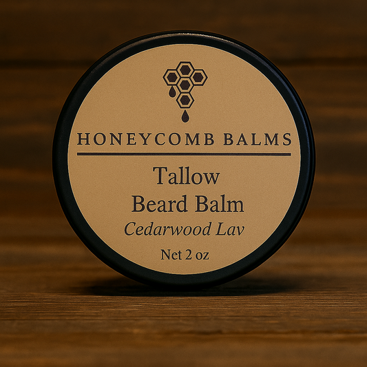 Cedarwood Lav Tallow Beard Balm